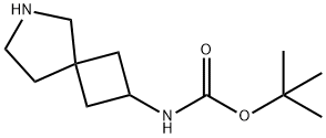 2-(Boc-aMino)-6-aza-spiro[3.4]octane Structure