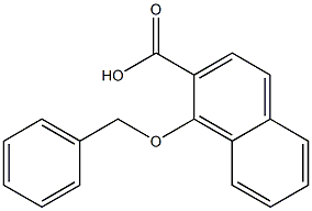 1-(benzyloxy)-2-naphthoic acid Structure