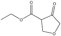 ethyl 4-oxotetrahydrofuran-3-carboxylate 구조식 이미지