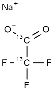 SodiuM TrifluoroMethanecarboxylate-13C2 구조식 이미지