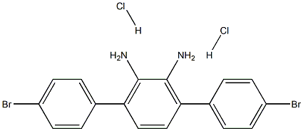 3,6-Bis(4-broMophenyl)benzene-1,2-diaMine dihydrochloride 구조식 이미지
