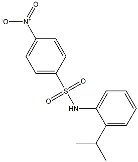 N-(2-Isopropylphenyl)-4-nitrobenzenesulfonaMide, 97% Structure