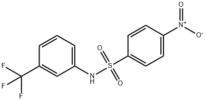 4-Nitro-N-[3-(trifluoroMethyl)phenyl]benzenesulfonaMide, 97% Structure