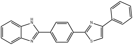 2-[4-(2-BenziMidazolyl)phenyl]-4-phenylthiazole, 97% 구조식 이미지