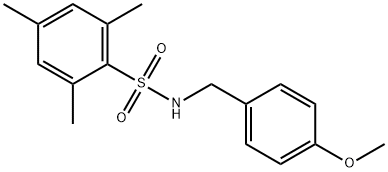 N-(4-Methoxybenzyl)-2,4,6-triMethylbenzenesulfonaMide, 97% 구조식 이미지