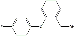 2-(4-Fluorophenoxy)benzyl alcohol, 95% 구조식 이미지