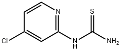 N-(4-Chloro-2-pyridyl)thiourea, 97% 구조식 이미지