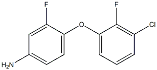 4-(3-Chloro-2-fluorophenoxy)-3-fluoroaniline, 97% 구조식 이미지