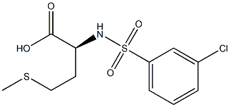 N-(3-Chlorophenylsulfonyl)-S-MethylhoMocysteine, 96% Structure