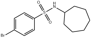 4-BroMo-N-cycloheptylbenzenesulfonaMide, 97% 구조식 이미지