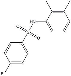 4-BroMo-N-(2,3-diMethylphenyl)benzenesulfonaMide, 97% 구조식 이미지