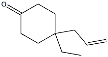 4-allyl-4-ethylcyclohexanone Structure