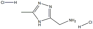 (5-Methyl-4H-1,2,4-triazol-3-yl)MethanaMine dihydrochloride Structure