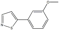 5-(3-Methoxy-phenyl)-isothiazole 구조식 이미지