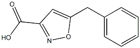 5-benzylisoxazole-3-carboxylic acid Structure