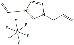 1-Allyl-3-vinyliMidazoliuM hexafluorophosphate 구조식 이미지