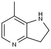 7-Methyl-2,3-dihydro-1H-pyrrolo[3,2-b]pyridine Structure