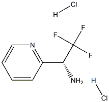 (R)-2,2,2-TRIFLUORO-1-(PYRIDIN-2-YL)ETHANAMINE 2HCL Structure