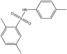 2,5-dimethyl-N-(4-methylphenyl)benzenesulfonamide Structure