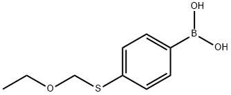 4-(Ethoxymethylsulfanyl)phenylboronic acid Structure