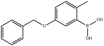 5-(Benzyloxy)-2-methylphenylboronic acid Structure