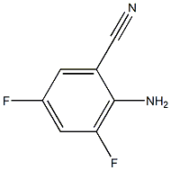 2-aMino-3,5-difluorobenzonitrile 구조식 이미지