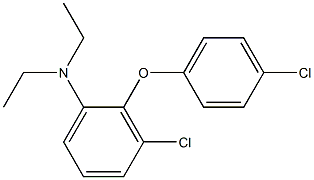 2-(4-Chloro Phenoxy)-3-Chloro-N,N-Diethyl Aniline Structure