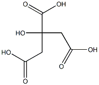 Citric Acid, Anhydrous, GR ACS Structure