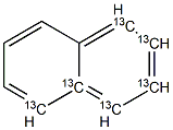 Naphthalene  (13C6) Solution Structure