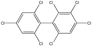 2,2',3,4,4',6,6'-Heptachlorobiphenyl Solution 구조식 이미지