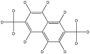 2.6-Dimethylnaphthalene (d12)  Solution 구조식 이미지