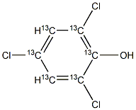 2.4.6-Trichlorophenol  (13C6) Solution Structure