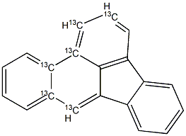 Benzo(b)fluoranthene (13C6) Solution Structure