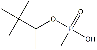 1,2,2-TRIMETHYLPROPYL HYDROGEN METHYLPHOSPHONATE Structure