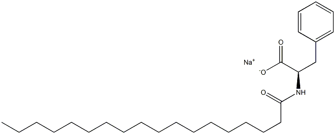 N-Octadecanoyl-D-phenylalanine sodiuM salt 구조식 이미지