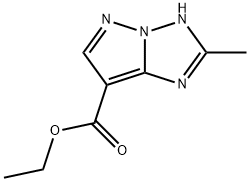 ethyl 2-Methyl-1H-pyrazolo[1,5-b][1,2,4]triazole-7-carboxylate Structure