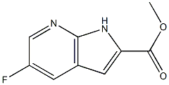 Methyl 5-fluoro-7-azaindole-2-carboxylate Structure