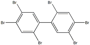 2,2',4,4',5,5'-Hexabromobiphenyl 100 μg/mL in Hexane 구조식 이미지