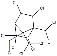 2-exo,3,3,5-exo,6-endo,8,9,9,10,10-Decachlorobornane 5 μg/mL in iso-Octane CERTAN Structure