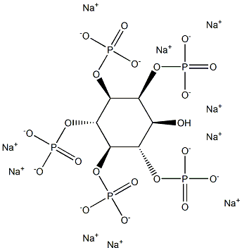 D-myo-Inositol-1,2,4,5,6-pentaphosphate (sodium salt) Structure