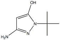 3-aMino-1-tert-butyl-1H-pyrazol-5-ol Structure