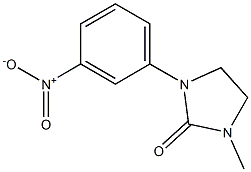 1-Methyl-3-(3-nitrophenyl)iMidazolidin-2-one 구조식 이미지