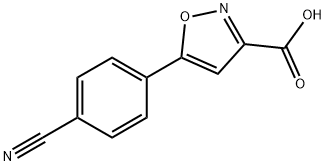 1375064-45-1 5-(4-Cyanophenyl)isoxazole-3-carboxylic Acid