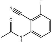 n-(2-cyano-3-fluorophenyl)acetaMide Structure