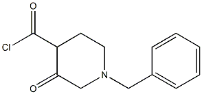 1-benzyl-3-oxopiperidine-4-carbonyl chloride Structure