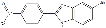 5-BROMO-2-(4-NITROPHENYL)-1H-INDOLE 구조식 이미지