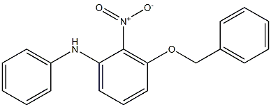 3-(benzyloxy)-2-nitro-N-phenylaniline 구조식 이미지