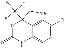 4-(aMinoMethyl)-6-chloro-4-(trifluoroMethyl)-1H-benzo[d][1,3]oxazin-2(4H)-one Structure