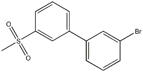 3'-BroMo-3-Methanesulfonyl-biphenyl Structure