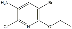 5-broMo-2-chloro-6-ethoxypyridin-3-aMine Structure